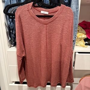 TALULAH Pink Relaxed Long Sleeve Sweatshirt